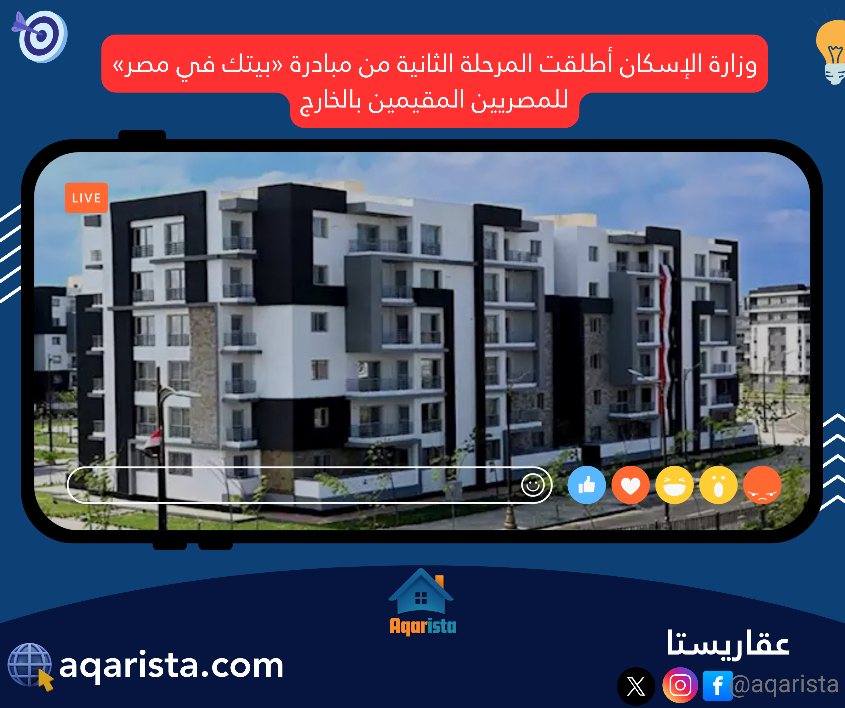الإسكان: 8 آلاف وحدة جديدة ضمن مبادرة "بيتك في مصر" للمصريين بالخارج